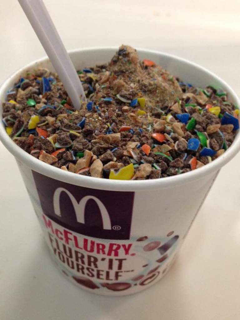 If you want ice cream with a topping but don’t want to pay the cost of a McFlurry …