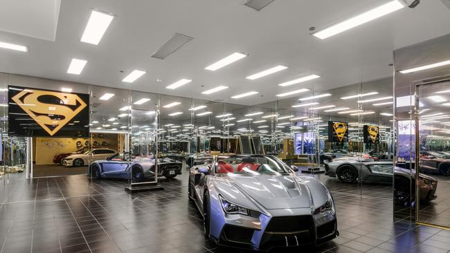 Shaq’s garage. Supplied by TopTenRealEstateDeals.com.au