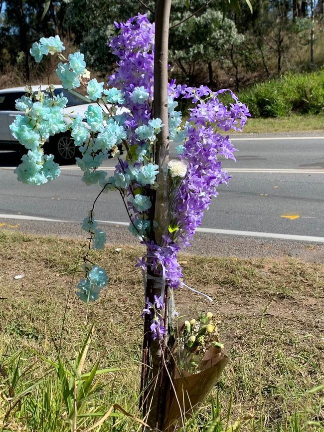 The scene where three people died in a horror crash in Upper Coomera. – Photo Supplied Facebook