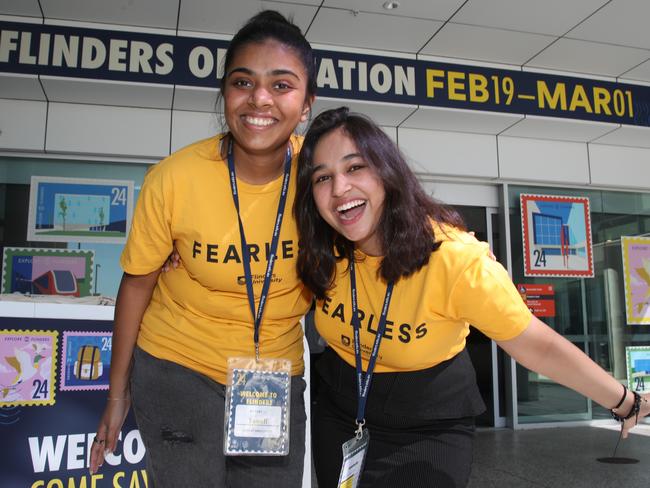 Gallery of students attending O-Week at Flinders Uni Bedford Park campus. 21 February 2024. Picture Dean Martin