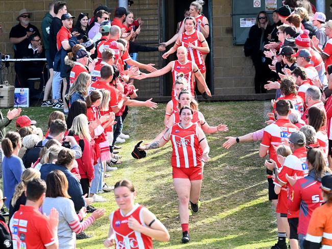 The NSW Premier Chris Minns attended the first AFL game for Singleton Roosters. Picture: Jeremy Piper