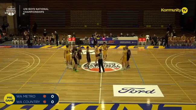 Replay: WA Metro v WA Country (Quarterfinal - Boys) - Basketball Australia Under-16 National Championships Day 7