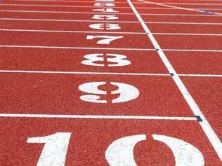 NEARLY DONE: The countdown is on to the first meet at the Bundaberg Athletics new facilities.Photo: Ben Turnbull / NewsMail. Picture: Ben Turnbull BUN010113ATH2