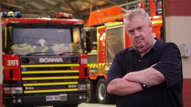 Mount Gambier councillor Paul Jenner is fed up with the MFS treating the city as second class citizens with second-hand trucks. Picture: Jessica Ball