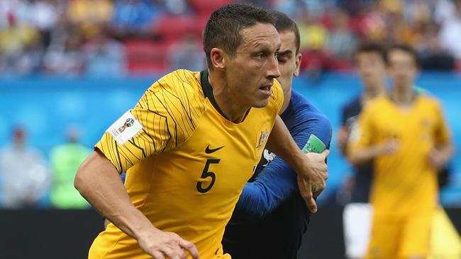 Socceroos defender Mark Milligan had a fine World Cup.