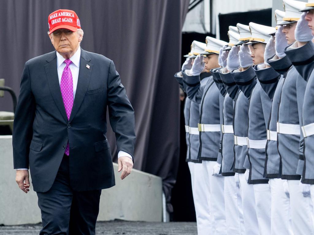 Trump has also stoked discomfort by questioning whether allies, including France, would defend the US in the event of war. (Photo by SAUL LOEB / AFP)