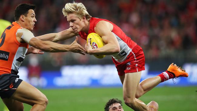 Isaac Heeney’s return has been a driving force behind Sydney’s rejuvenation. Picture: Phil Hillyard