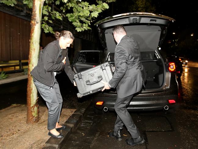 Federal police raided AWU offices in Sydney and Melbourne after the union said it would not co-operate. Picture: Stuart McEvoy/The Australian.