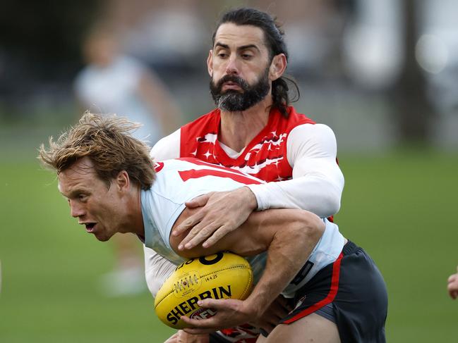 Swans captain Callum Mills is closing in on an AFL return and will play against Carlton in the VFL this Friday. Picture: Phil Hillyard
