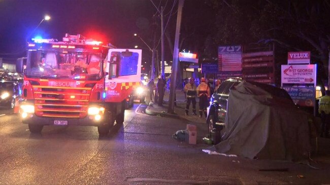 A pedestrian has been killed in Peakhurst, Sydney. picture 7 News