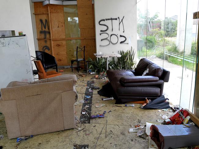 Youths trashed the Ecoville Community Centre. Picture: Nicole Garmston