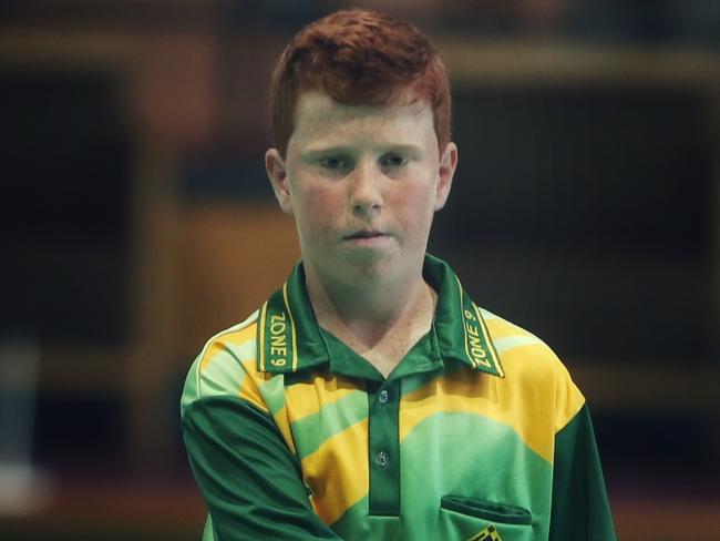 Young bowler Ethan Scott- Branagan is competing at the state championships.