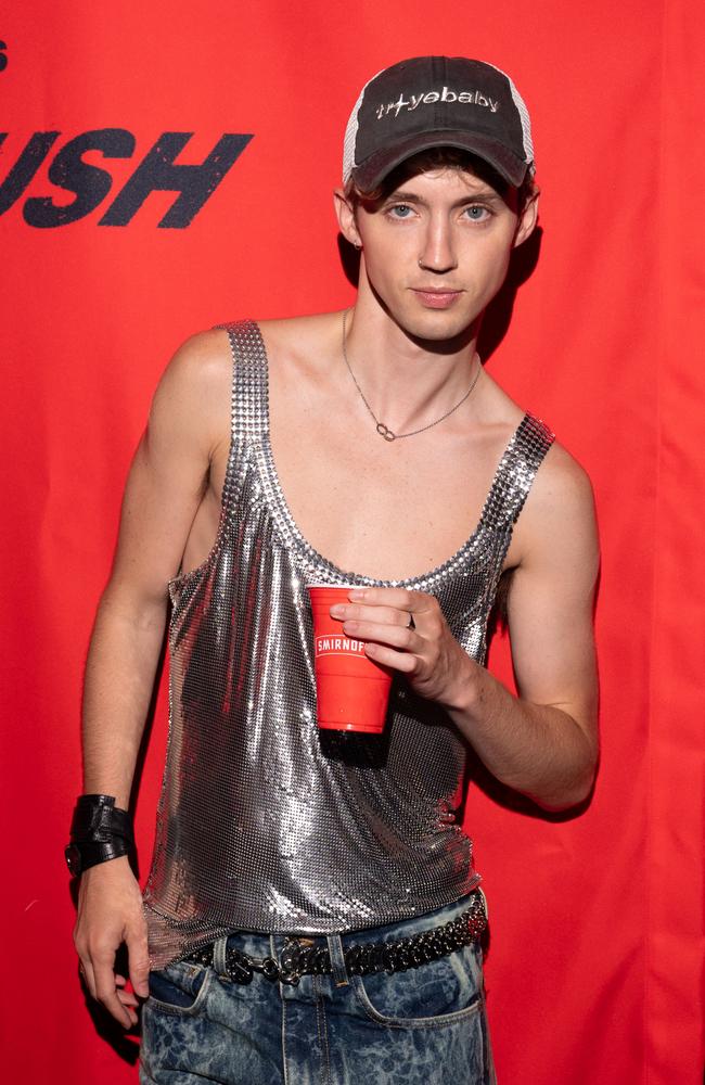 Troye Sivan attends the Troye Sivan Official Sydney Afterparty at Carousel Club following his performance at the Sydney Opera House on November 29, 2024 in Sydney, Australia. Picture: Wendell Teodoro/Getty Images