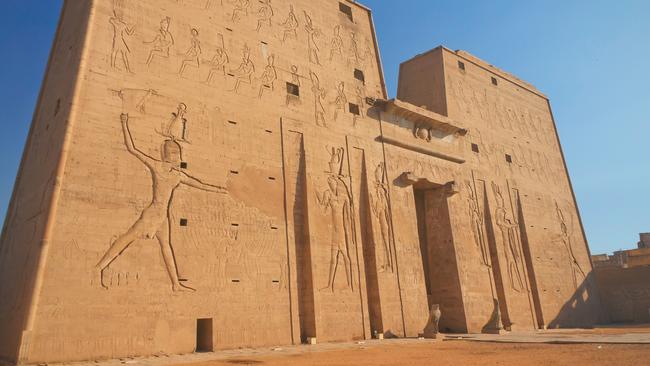 Temple of Horus at Edfu in Egypt.