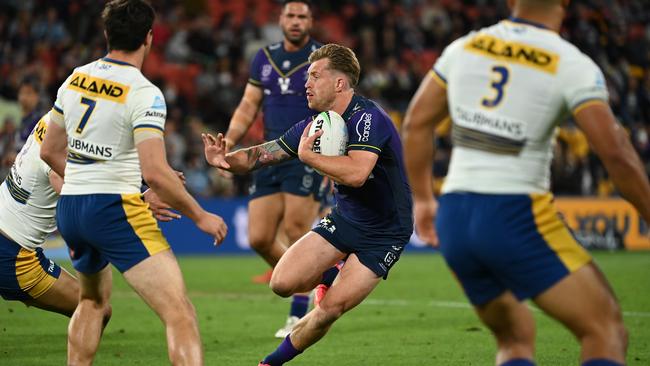 Coming off an injury, or a hangover, Cameron Munster is a dangerous proposition in big games. Picture: NRL Images