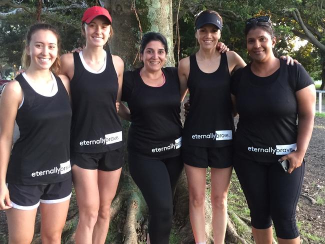 Female members of the team: Emma and Ellen Goodhand, Hugie De Gouveia, Jacqui Brown and Evelyn Moosa.