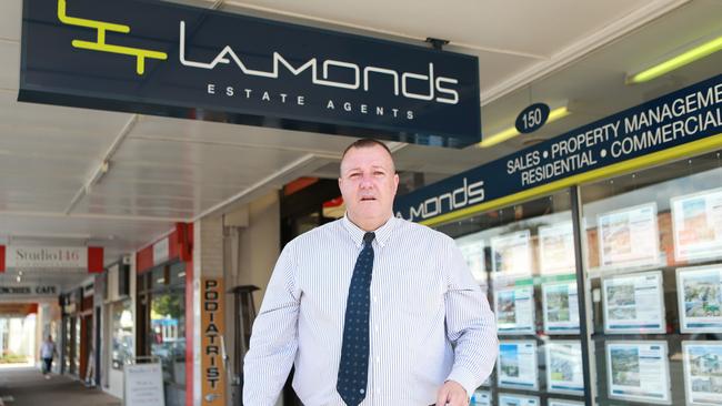 Real estate agent Kevin Stewart poses for a photograph at his office in, Manly. Picture: AAP/Image Sarah Marshall