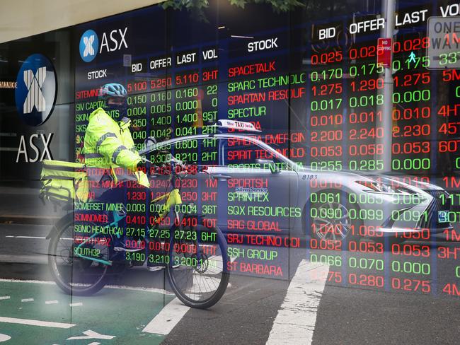 SYDNEY, AUSTRALIA : NewsWire Photos - SEPTEMBER 30 2024 ; A general view of the digital boards at the ASX in Sydney. Picture: NewsWire / Gaye Gerard