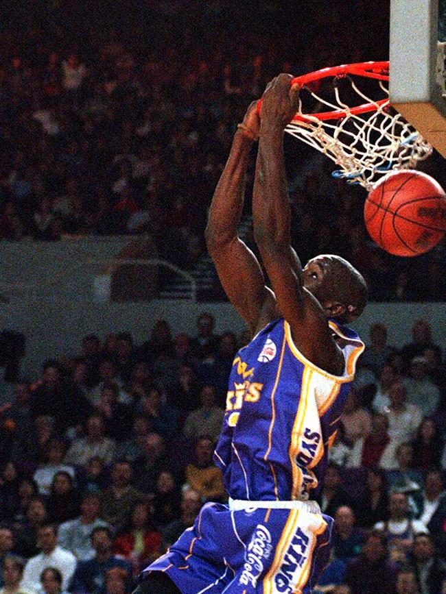 American import Isaac Burton was a standout for the Sydney Kings and formed a lethal combination with Shane Heal.