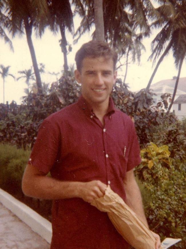 Joe Biden as a 26-year-old. Picture: Instagram