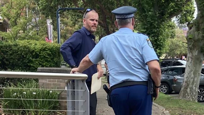 Police officer Ian Loach, left, has been charged with assaulting a woman.