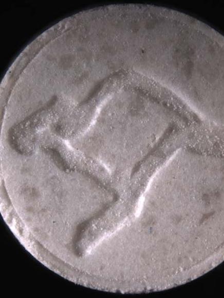 Many of the 15 million ecstasy tablets were stamped with a kangaroo logo.