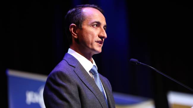 Liberal Senator and former Australian Ambassador to Israel Dave Sharma backed the ECAJ's move, explaining the inaction from authorities had "given a green light" for others to spread hate. Picture: Damian Shaw