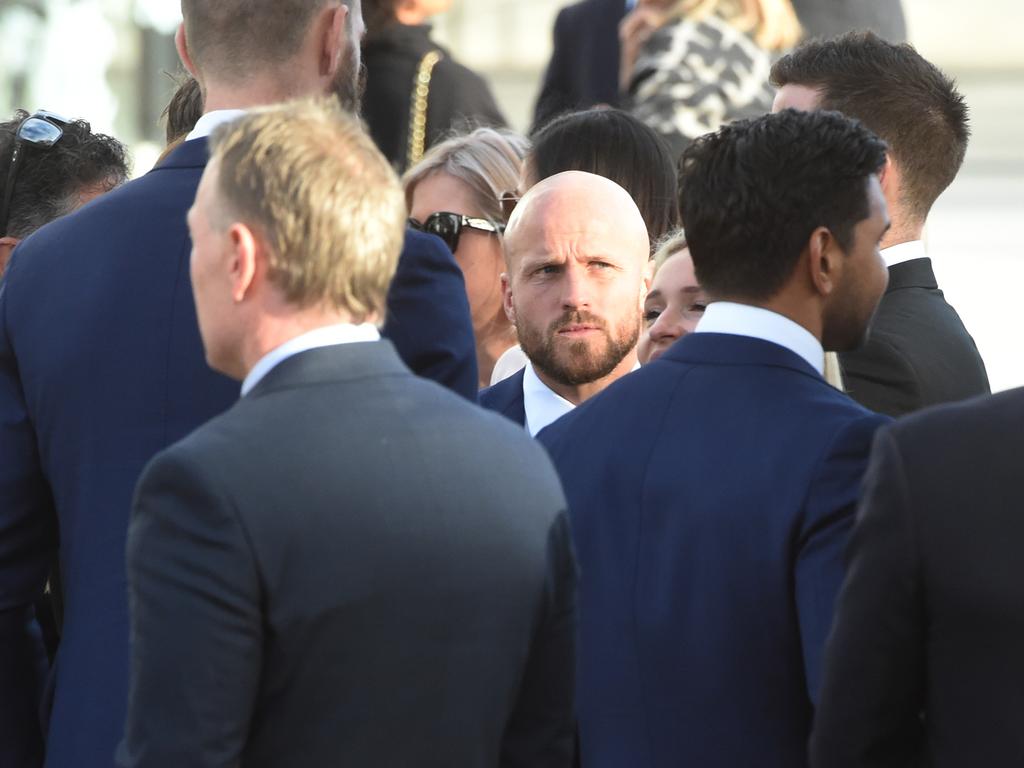 Melbourne's captain Nathan Jones. Picture: Tony Gough