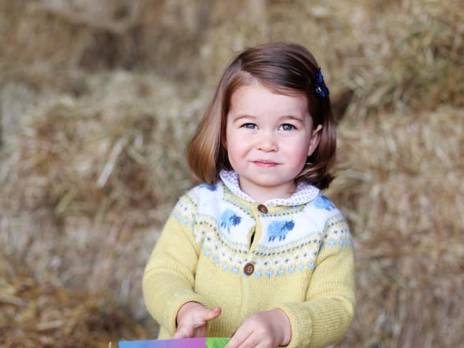 Catherine, the Duchess of Cambridge took this official photo to mark her daughter’s second birthday last year.