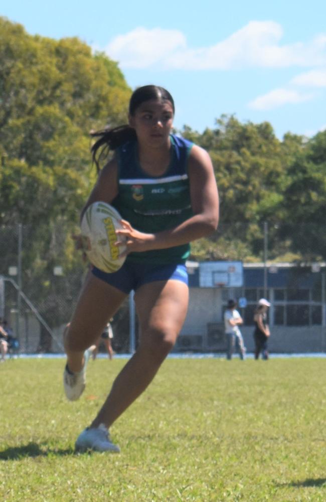 U14 Girls Brisbane Cobras vs Sydney Scorpions at the National Youth Touch Football Championships, Kawana 2022. Picture: Eddie Franklin