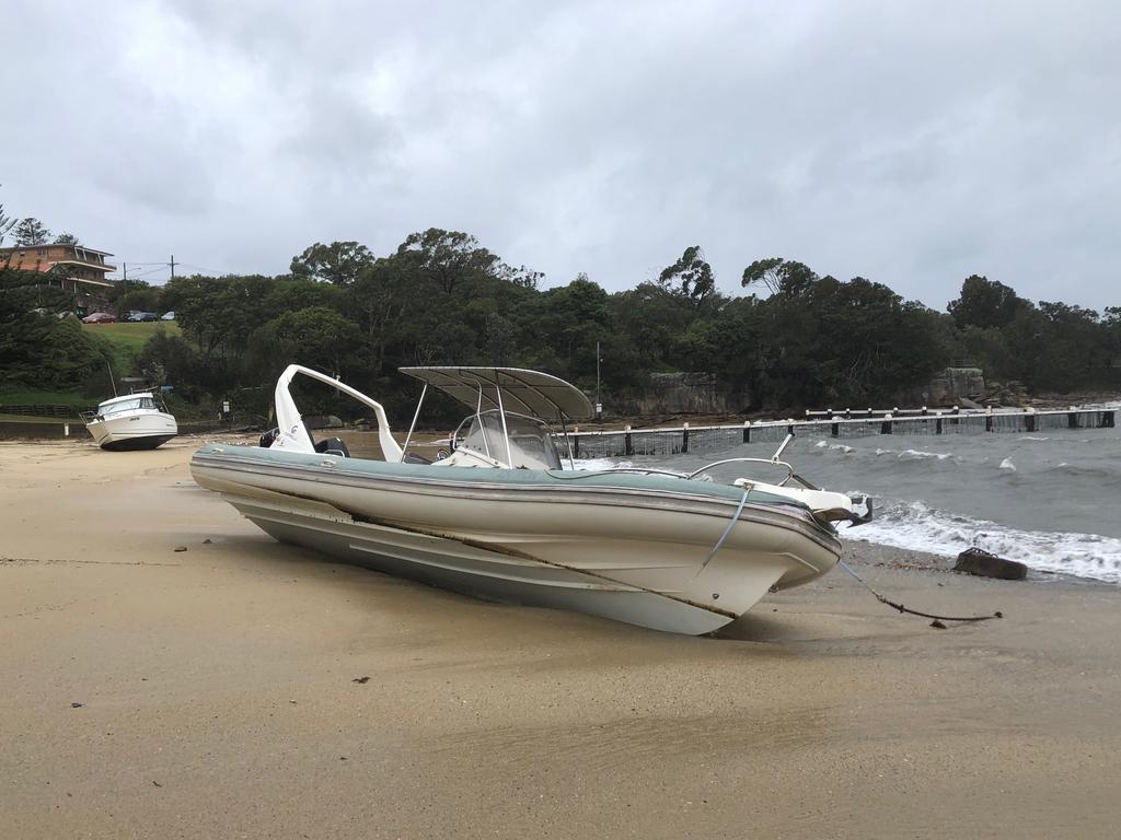 The boats were ripped from their moorings. Picture: Jim O'Rourke.