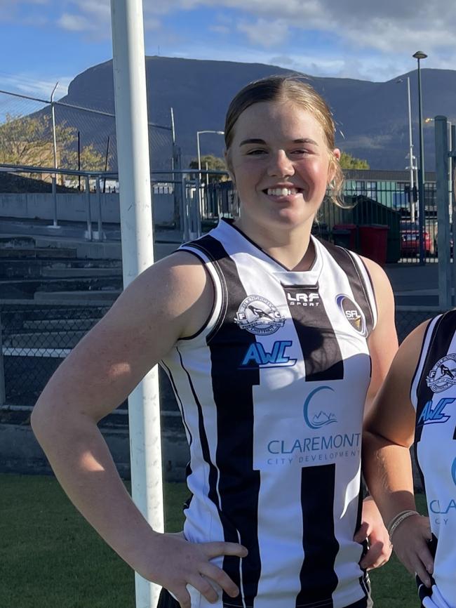 Rhianna Davis is a player to watch in 2025 for Glenorchy. Picture: Supplied.