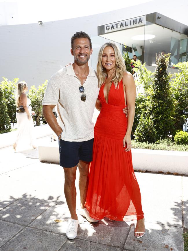 TV personalities Tim Robards and Anna Heinrich. Picture: Richard Dobson