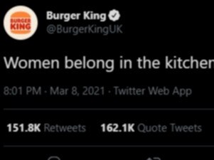 Burger King tweet