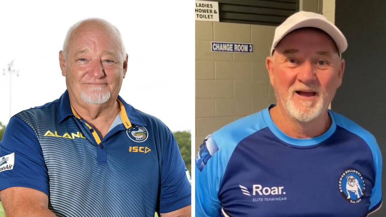 Maroochydore head coach Dennis Moore (left) and Beerwah head coach Brett Hill.