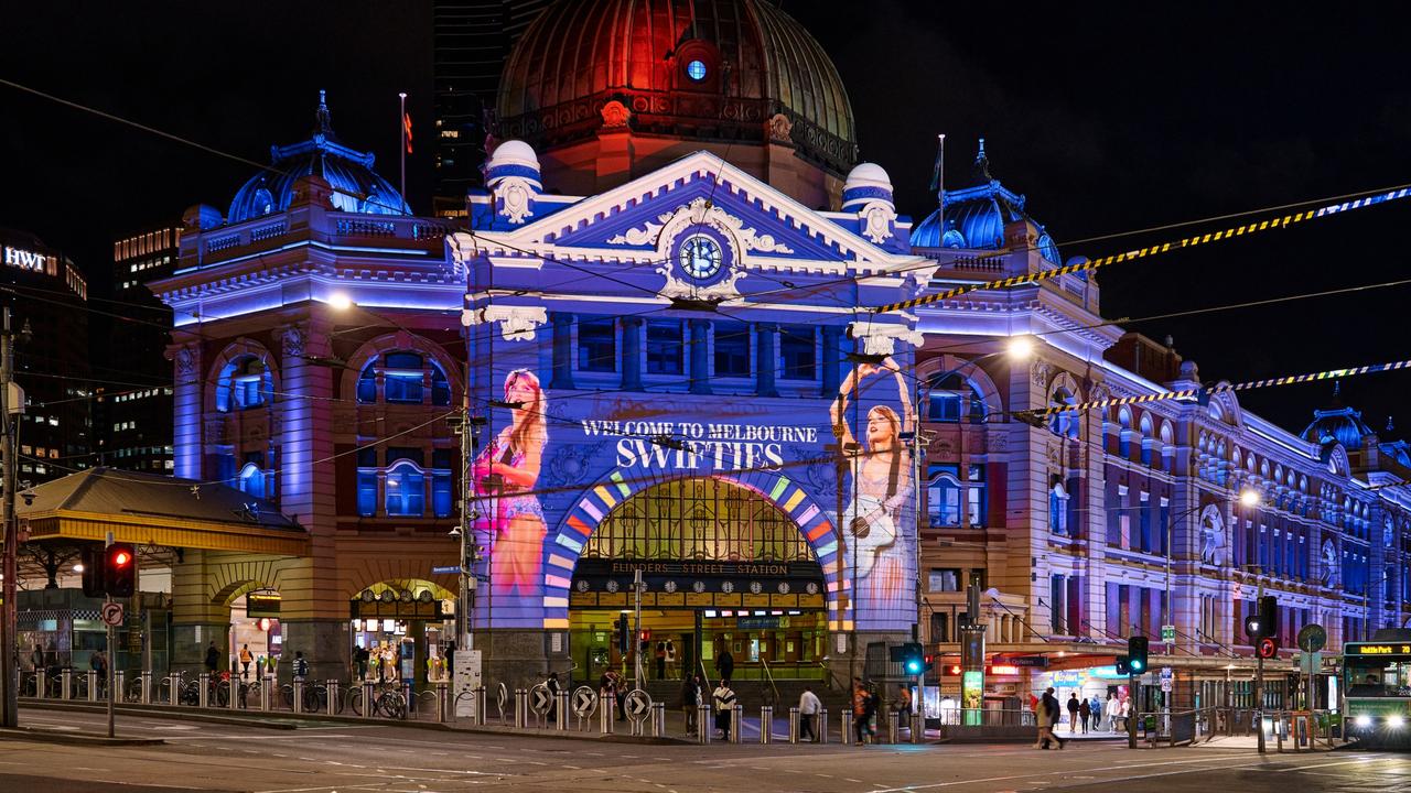 Flinders Street station will be lit up for Taylor Swift’s Era Tour MCG ...