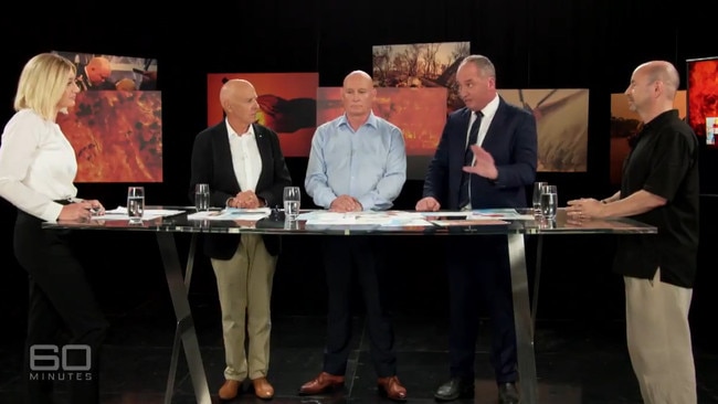 Barnaby Joyce during the 60 Minutes panel debate. Picture: 60 Minutes/Nine Network.