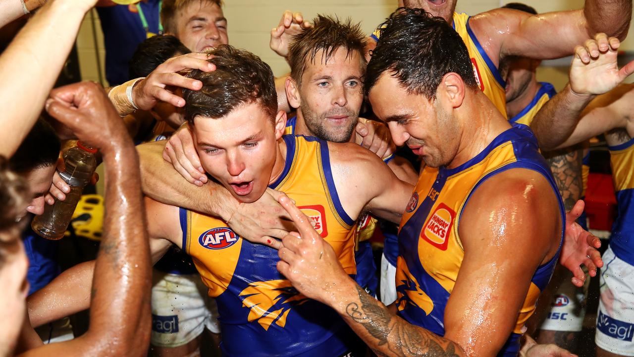 West Coast has won seven games on the trot. Photo: Mark Kolbe/Getty Images