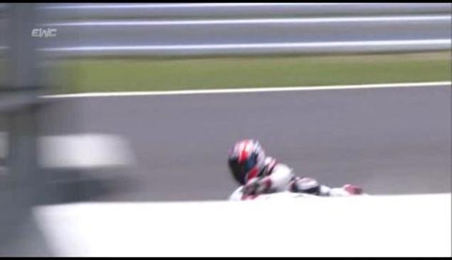 Casey Stoner's spectacular crash