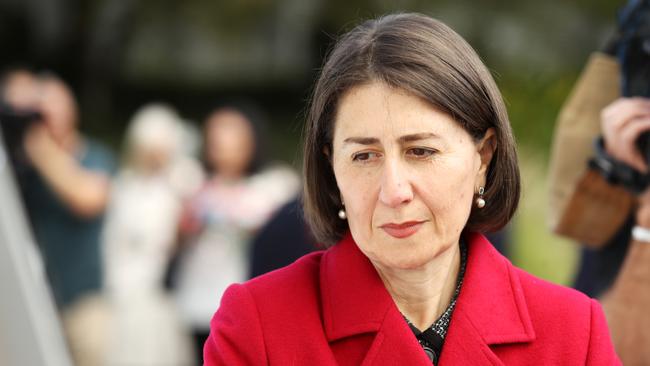 NSW Premier Gladys Berejiklian said the situation in Victoria was ‘a new part of the pandemic’ and required a ‘new response’. Picture: Mark Kolbe/Getty Images