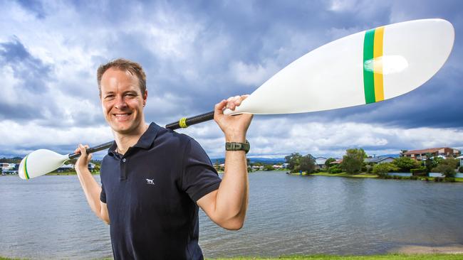 Four-time Olympic gold medallist Curtis McGrath. Picture: Nigel Hallett