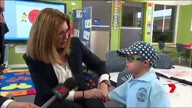 5-year-old Luke Vincent from Buninyong Public School 