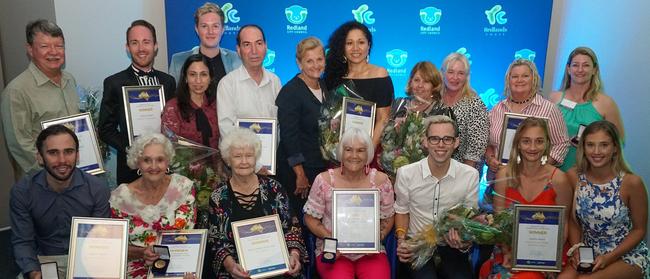 The winners: Redlands Coast Australia Day Awards 2019. Picture: Redland City Council.