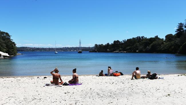 One of Sydney’s secret beaches. Collins Flat Beach, Manly. Photo: Bob Barker.