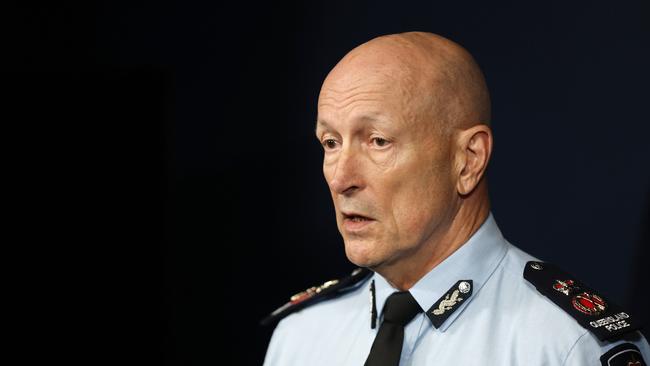 Qld Police Commissioner Steve Gollschewski under pressure to explain huge budget black hole.