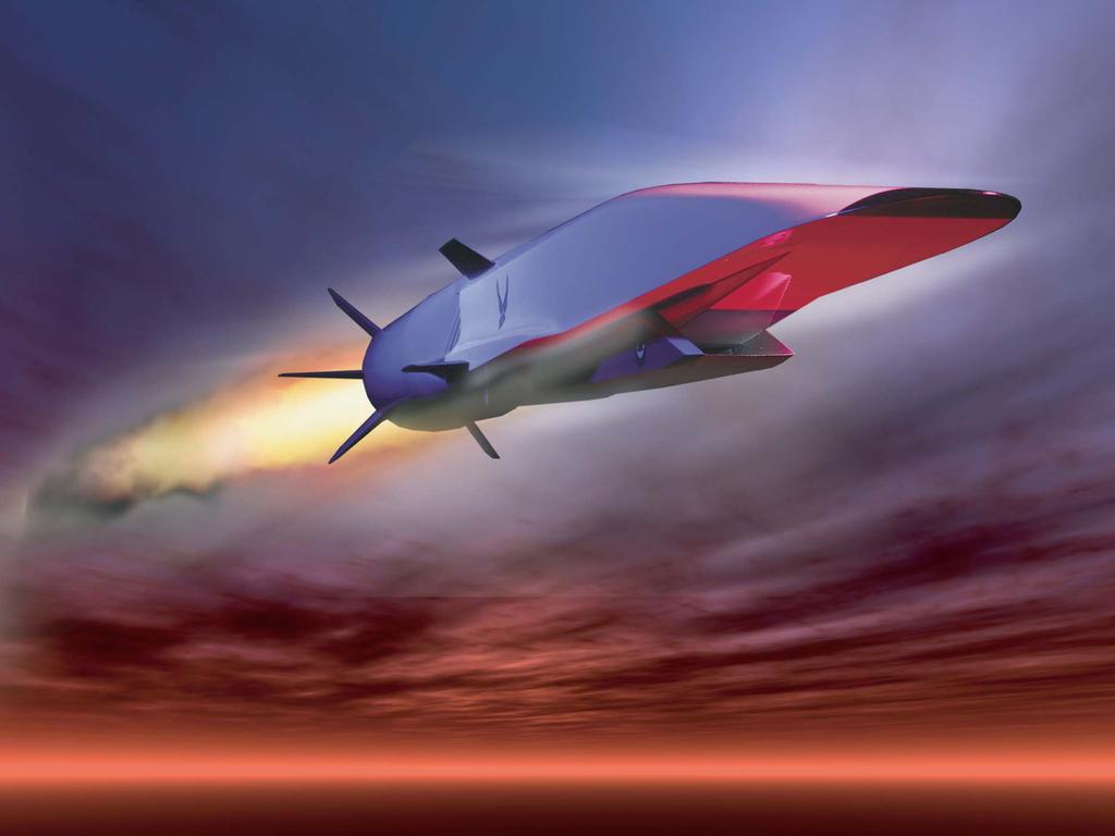 An illustration of the X-51A Waverider, set to demonstrate hypersonic flight. Picture: US Air Force/AFP