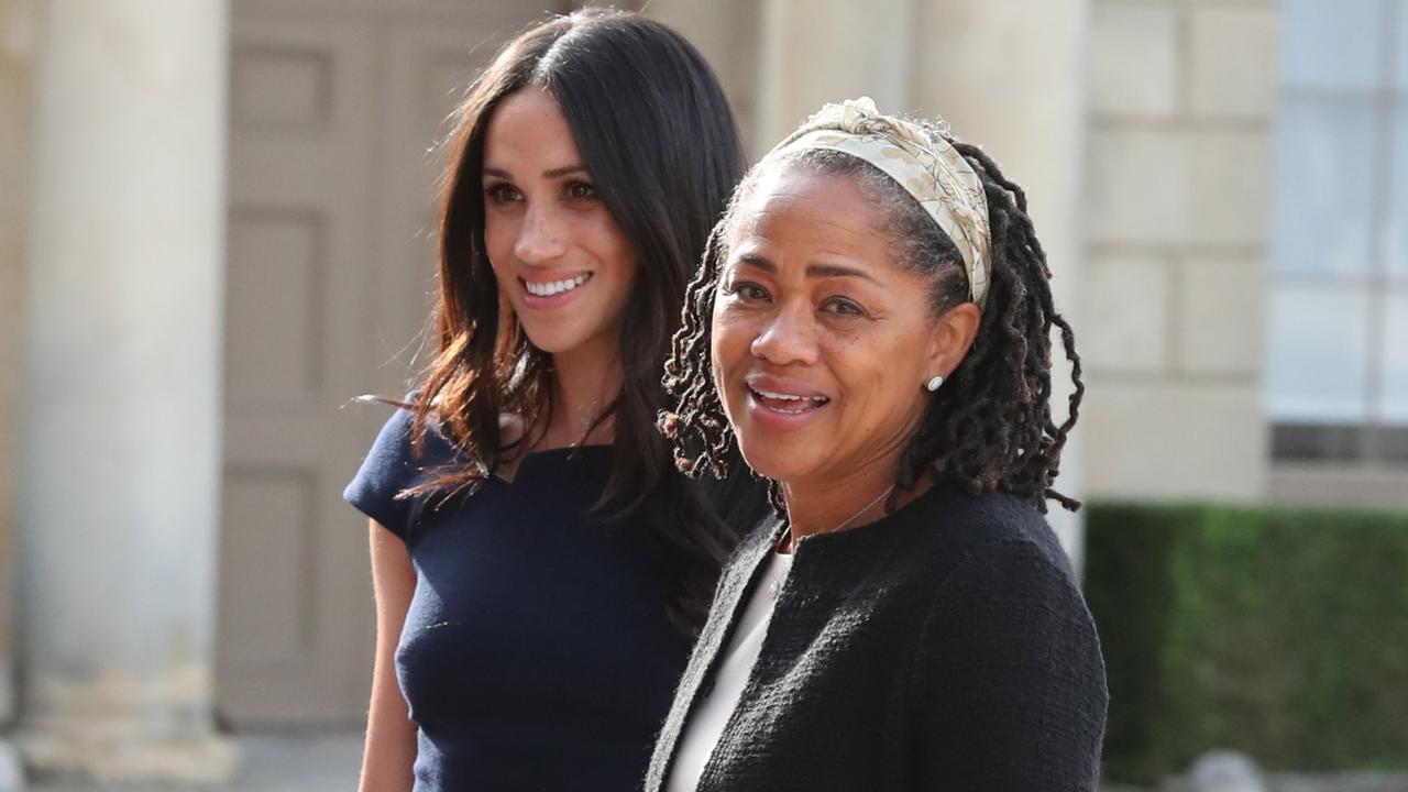 Meghan’s mum Doria is currently by her side at Frogmore Cottage. Picture: Steve Parsons — Pool/Getty Images