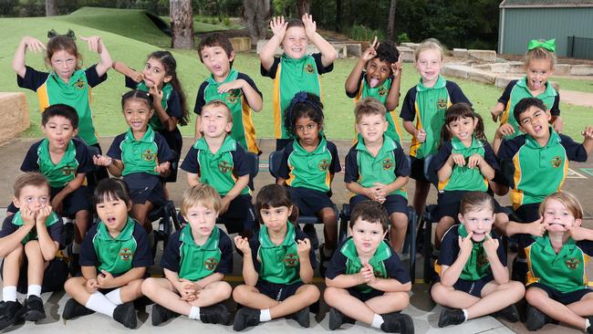 My First Year: Musgrave State School Prep Yellow. Front Row: Parker, Jasmine, Frankie, Alessia, Caleb, Elliot, Jordan, Middle Row: Travis, Raphiel, Justise, Amayu, Rohan, Nikka, Ryan, Back Row: Madelyne, Isabelle, Noah, Cooper, Nivran, Elsie, Lola. Picture: Glenn Hampson.