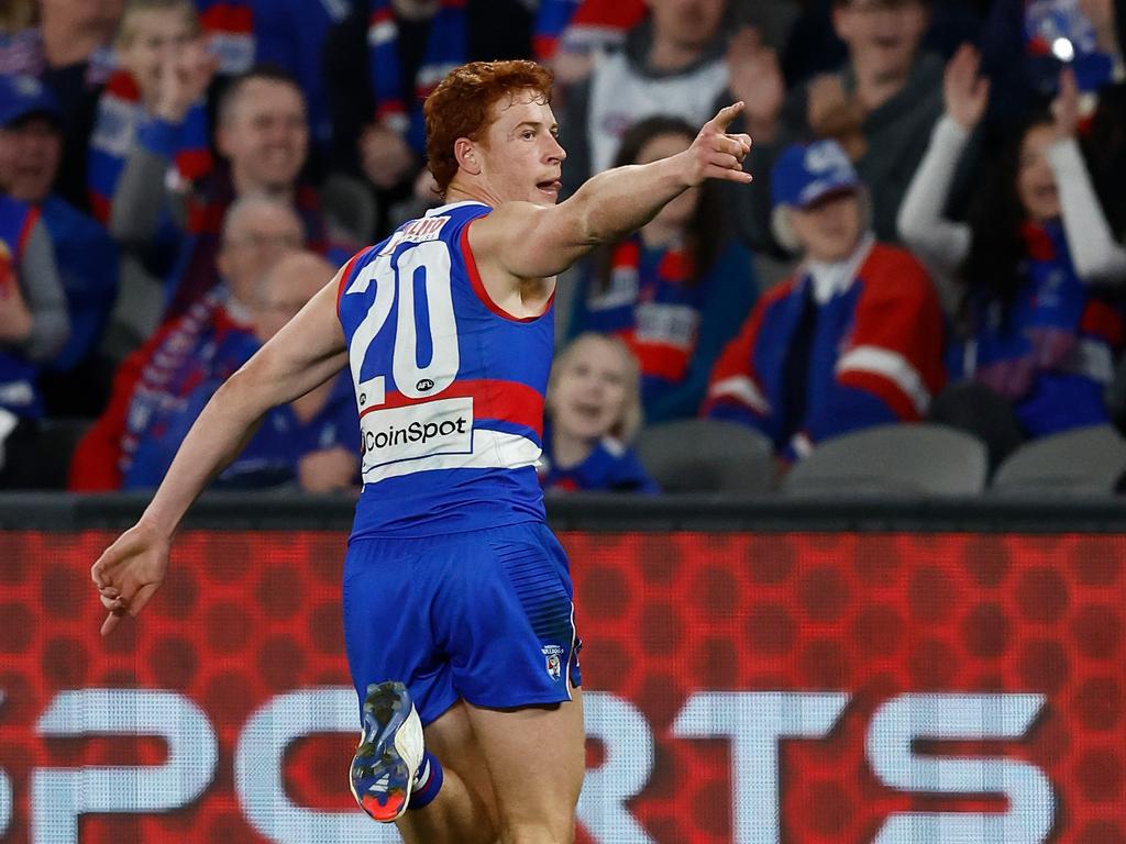 Western Bulldogs need to defeat GWS to lock in their finals spot. Picture: Michael Willson/AFL Photos via Getty Images