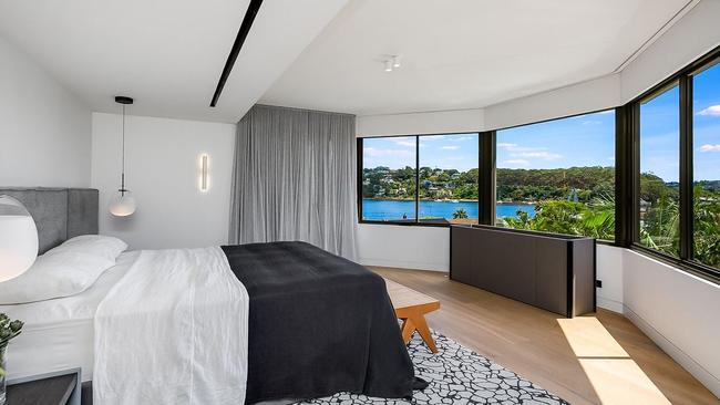 One of the bedrooms in Brett Lee’s Clontarf home. Picture: realestate.com.au